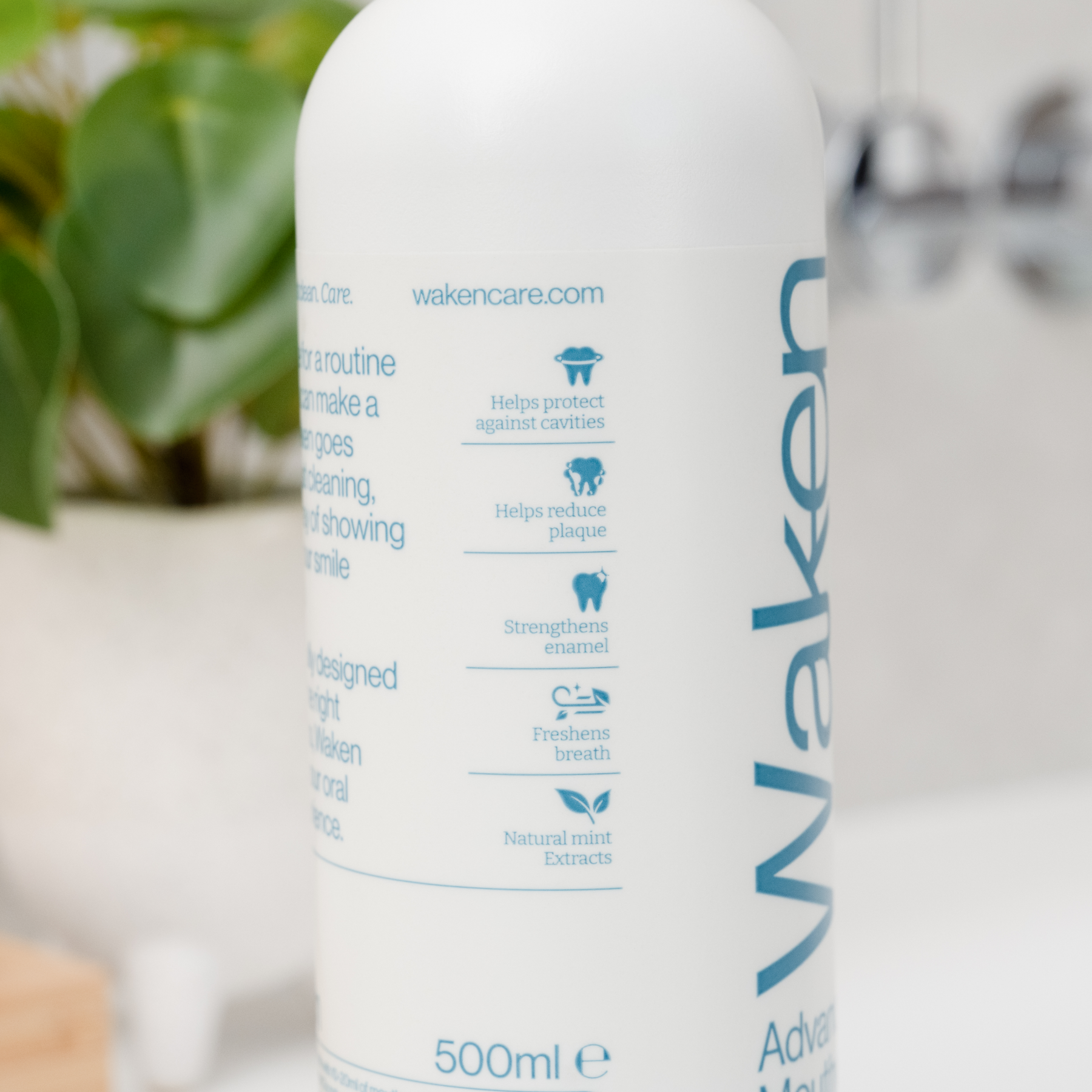 Waken Advanced Care Mouthwash 500ml