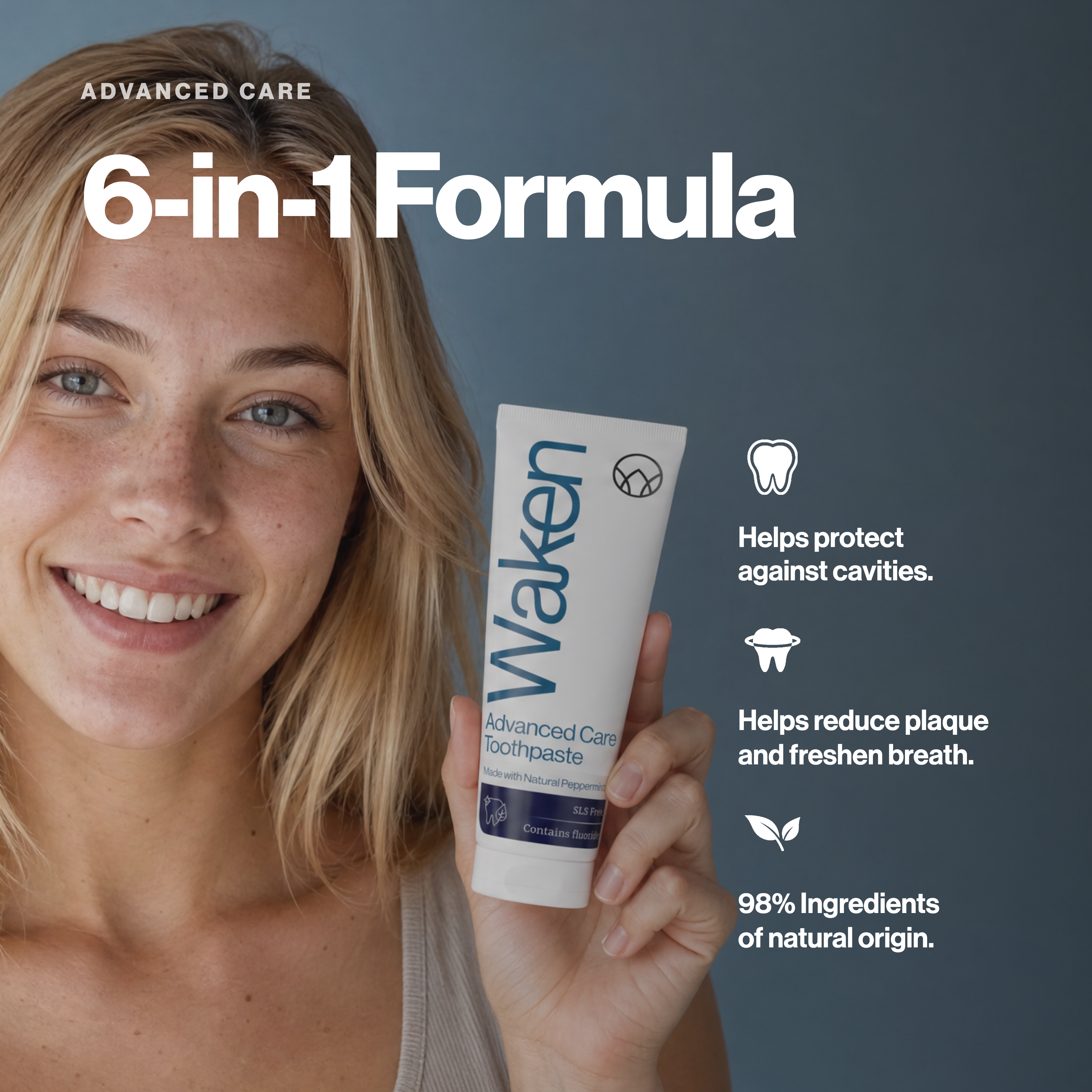 Waken Advanced Care Toothpaste 75ml