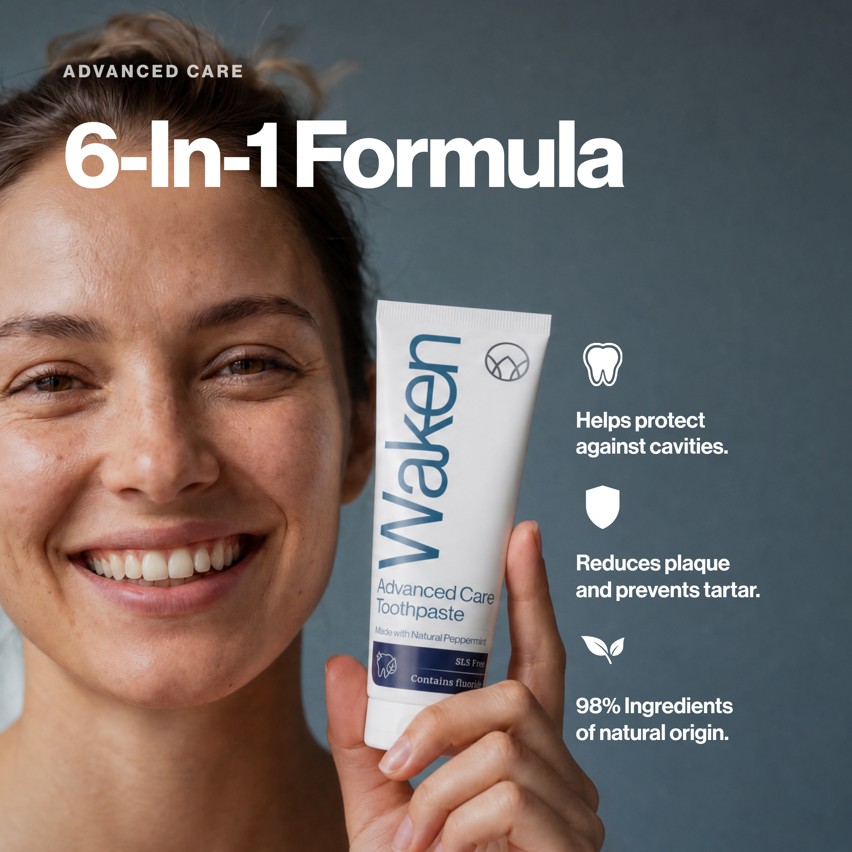 Waken Advanced Care Toothpaste 75ml