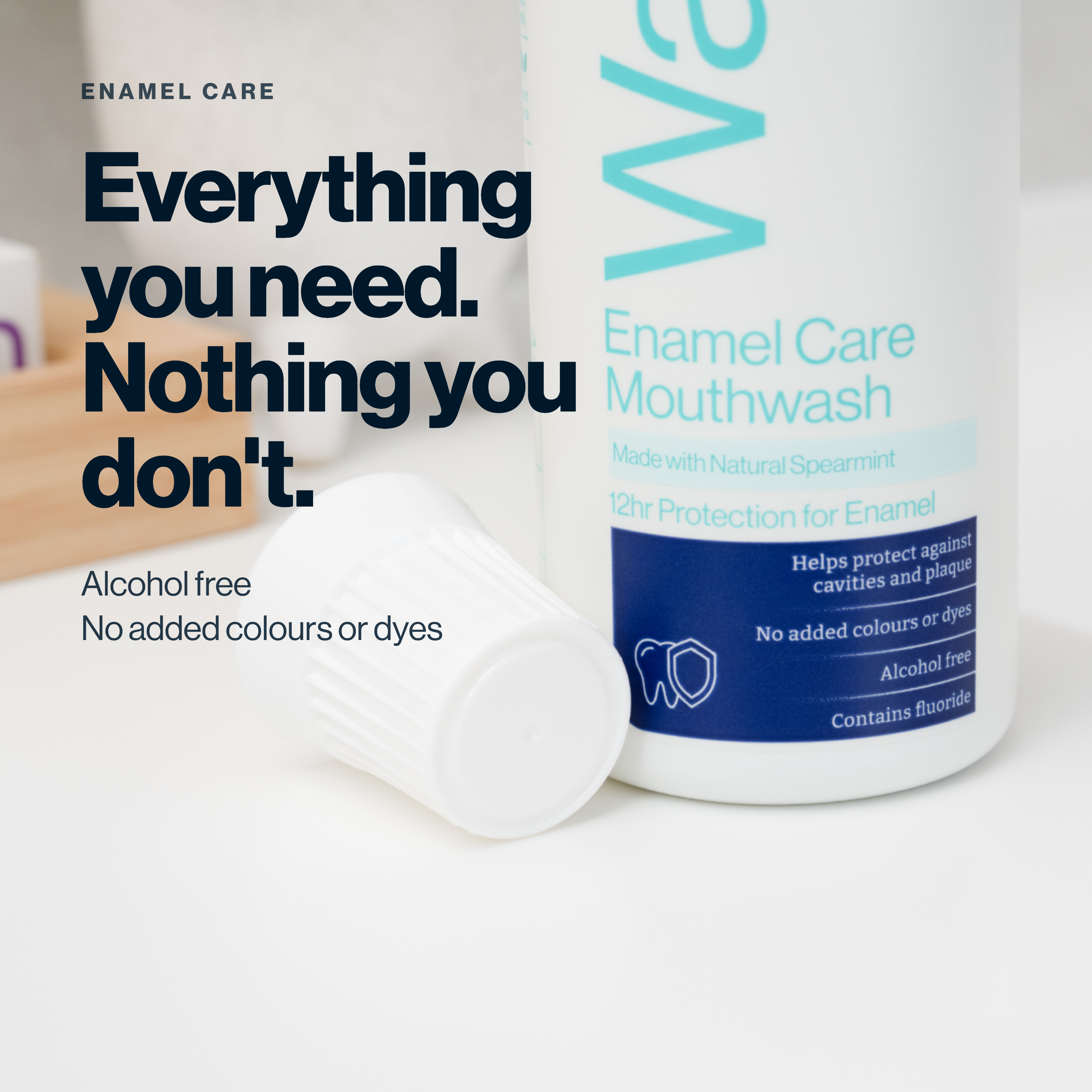 Waken Enamel Care Mouthwash 500ml