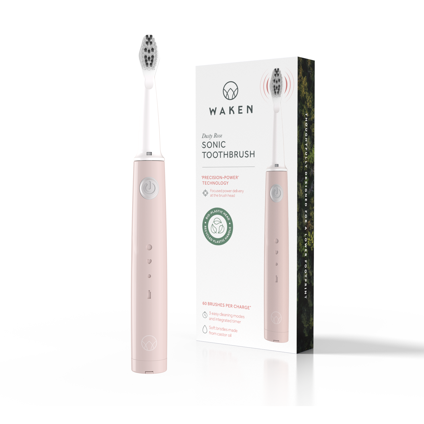 Sonic Toothbrush in Dusty Rose