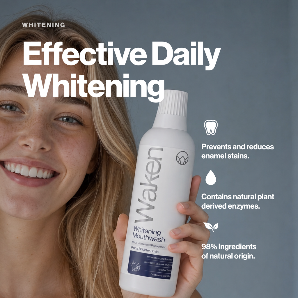 Waken Whitening Mouthwash 500ml